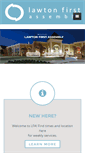 Mobile Screenshot of lawtonfirst.org